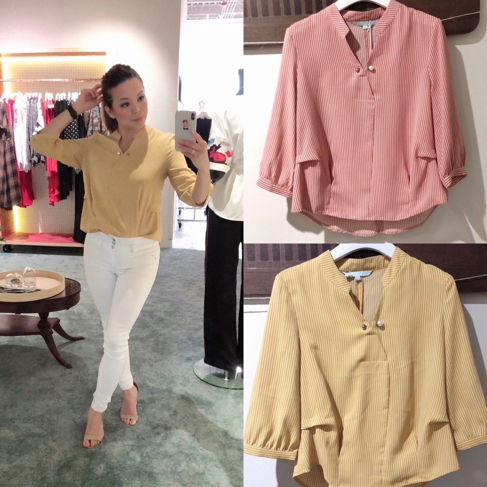 Yellow blouse